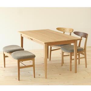 ダイニングテーブル　KAREN　オーク無垢　150ｘ80ｘ72　大川市