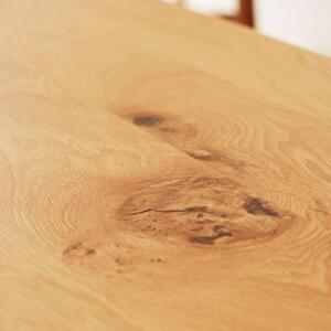 ダイニングテーブル　MIYABIO　オーク無垢　160ｘ80ｘ72　大川市