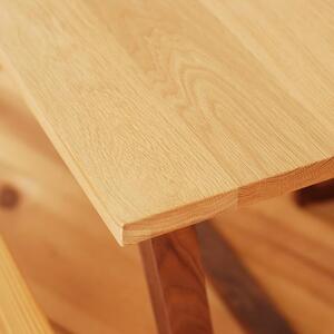 ダイニングテーブル　MIYABIO　オーク無垢　160ｘ80ｘ72　大川市