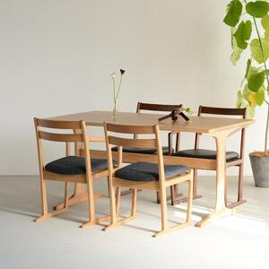 ダイニングテーブル DUKE オーク無垢 150x80x72 大川市