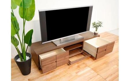 幅150テレビボード「ブロック」ウォールナット材【丸田木工】