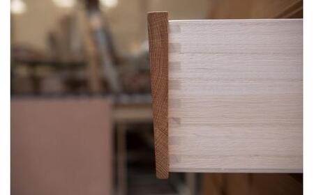 チェスト タンス 幅44 5段 奥行44 ウォールナット 無垢材 引き出し 収納 桐たんす 箪笥 脚付き 大川家具 丸田木工 モデルノ