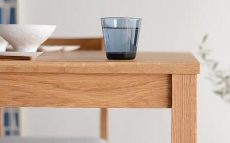 福岡県大川市 オーク 無垢 ダイニングテーブル 幅150 オイル塗装