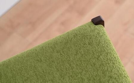 ウォールナット ダイニングチェア DCジャンブル01 アネルカグリーン