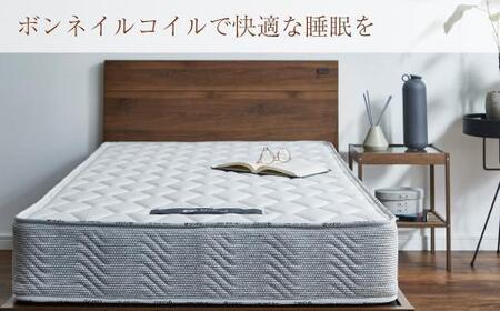 シングルサイズ 国産ボンネルコイルマットレス グランジーナ【アイボリー】
