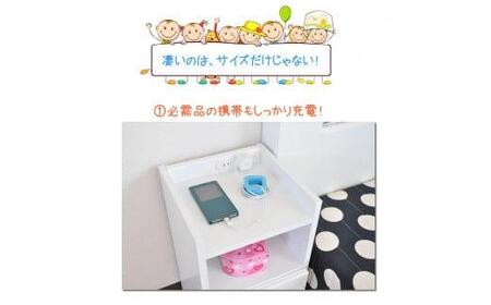 【ベットやソファの横に便利な棚】サイズと色が選べるナイトテーブル・サイドテーブル(エッセ)(ホワイト・幅20cm)