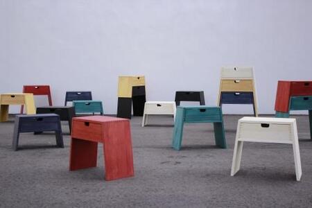 【PRIMO スタッキングスツール セイジM】★腕利きの職人が仕上げたマットな高級感のある色彩と色褪せにくいセラウッド塗装 便利な収納付きで軽くて丈夫な実用性も兼ね備えたスツール