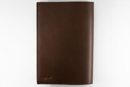 maf pinto (マフ ピント) レザーブックカバー四六判ハードカバーサイズ（レギュラーモデル）【ダークブラウン】