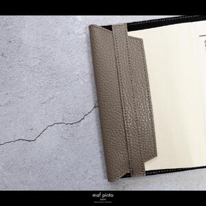 maf pinto (マフ ピント) レザーブックカバー文庫サイズ ADRIA LINE トープ 本革 日本製