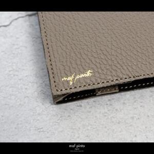 maf pinto (マフ ピント) レザーブックカバー文庫サイズ ADRIA LINE トープ 本革 日本製