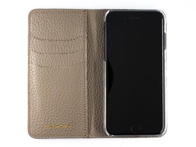 maf pinto アイフォーンケース 本革 日本製 (iPhone SE 第2世代 ／ 8 ／ 7, ) ADRIA LINE 【トープ】