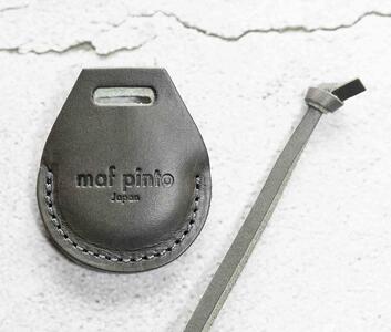 エアタグ用 ケース カバー（フルカバーモデル） レザー 本革 apple airtag 【グレー】