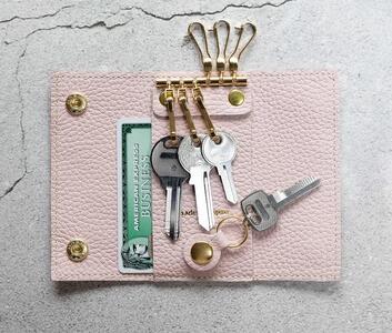 maf pinto (マフ ピント) キーケース ライトピンク ADRIA LINE レザー 本革 日本製