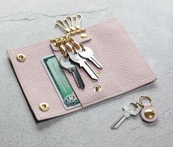 maf pinto (マフ ピント) キーケース ライトピンク ADRIA LINE レザー 本革 日本製