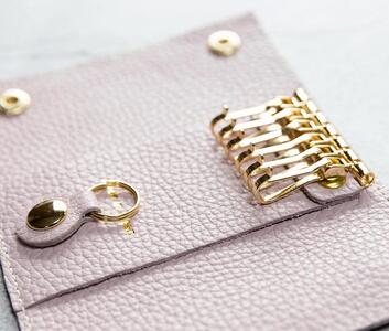 maf pinto (マフ ピント) キーケース ライトピンク ADRIA LINE レザー 本革 日本製