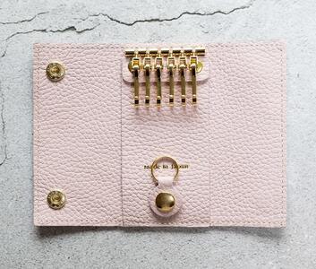 maf pinto (マフ ピント) キーケース ライトピンク ADRIA LINE レザー 本革 日本製