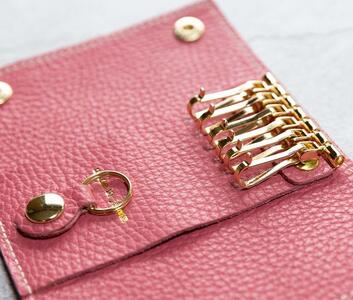 maf pinto (マフ ピント) キーケース ピンク ADRIA LINE レザー 本革 日本製