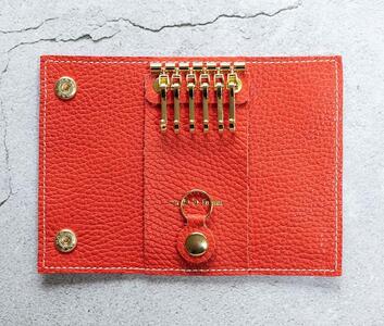 maf pinto (マフ ピント) キーケース フレッシュレッド ADRIA LINE レザー 本革 日本製