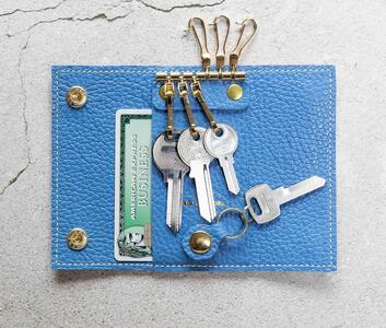 maf pinto (マフ ピント) キーケース フレッシュブルー ADRIA LINE レザー 本革 日本製