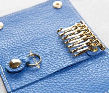 maf pinto (マフ ピント) キーケース フレッシュブルー ADRIA LINE レザー 本革 日本製