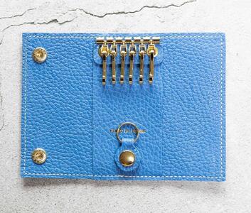 maf pinto (マフ ピント) キーケース フレッシュブルー ADRIA LINE レザー 本革 日本製