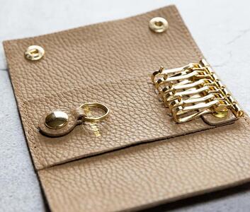 maf pinto (マフ ピント) キーケース カプチーノ ADRIA LINE レザー 本革 日本製