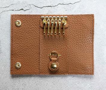 maf pinto (マフ ピント) キーケース キャラメル ADRIA LINE レザー 本革 日本製