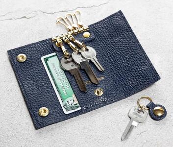 maf pinto (マフ ピント) キーケース ネイビー ADRIA LINE レザー 本革 日本製