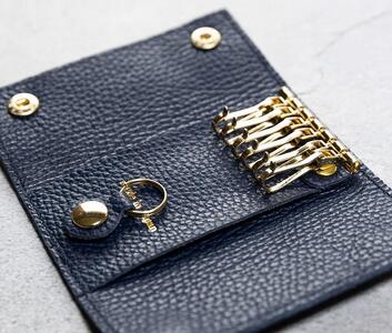 maf pinto (マフ ピント) キーケース ネイビー ADRIA LINE レザー 本革 日本製