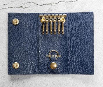 maf pinto (マフ ピント) キーケース ネイビー ADRIA LINE レザー 本革 日本製