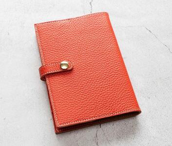 maf pinto (マフ ピント) 手帳カバー&ブックカバー フレッシュレッド ADRIA LINE レザー 本革 日本製