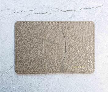 maf pinto (マフ ピント) レザーカードケース クリアポケット トープ ADRIA LINE 本革 日本製