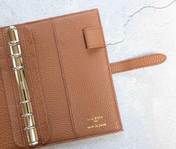 maf pinto (マフ ピント) システム手帳 キャラメル ADRIA LINE バイブル B6 レザー 本革 日本製