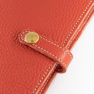 maf pinto (マフ ピント) 手帳カバー B6サイズ フレッシュレッド ADRIA LINE レザー 本革 日本製