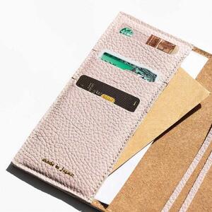 maf pinto (マフ ピント) 手帳カバー A6(文庫)サイズ ライトピンク ADRIA LINE レザー 本革 日本製