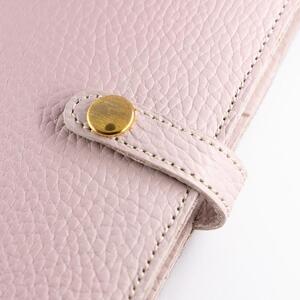 maf pinto (マフ ピント) 手帳カバー A6(文庫)サイズ ライトピンク ADRIA LINE レザー 本革 日本製