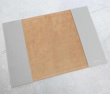 maf pinto (マフ ピント) ノートカバー B5サイズ ライトグレー ADRIA LINE レザー 本革 日本製