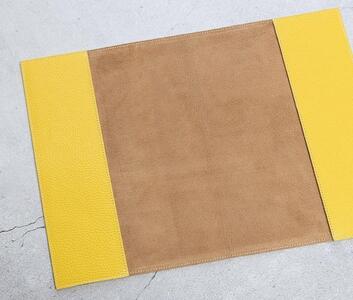 maf pinto (マフ ピント) ノートカバー B5サイズ ライトイエロー ADRIA LINE レザー 本革 日本製