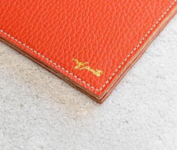 maf pinto (マフ ピント) ノートカバー B5サイズ フレッシュレッド ADRIA LINE レザー 本革 日本製