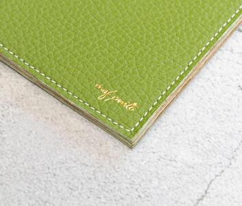 maf pinto (マフ ピント) ノートカバー B5サイズ グリーンティー ADRIA LINE レザー 本革 日本製