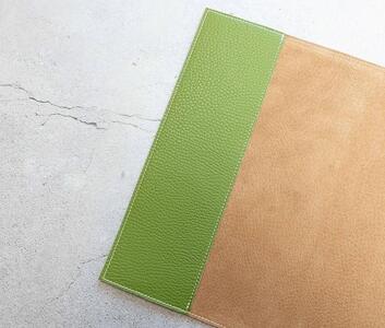 maf pinto (マフ ピント) ノートカバー B5サイズ グリーンティー ADRIA LINE レザー 本革 日本製