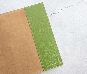 maf pinto (マフ ピント) ノートカバー B5サイズ グリーンティー ADRIA LINE レザー 本革 日本製