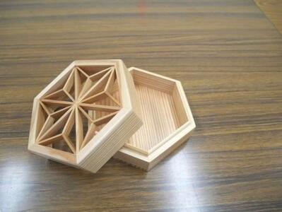 組子箱 小物入れ | 組子 伝統工芸 大川 桐製品 細工 受注生産 組子 収納 ケース オフィス 杉 スギ 新生活 送料無料