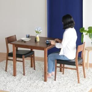 DT03 ウレタン DC01 オールマイティブラック ウォールナット 3点 ダイニングセット