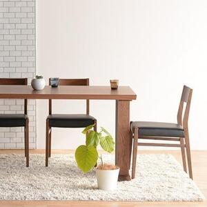 DT09 ウレタン DC01 オールマイティブラック ウォールナット 5点 ダイニングセット