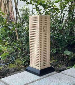 屋外用組子行灯　スリム