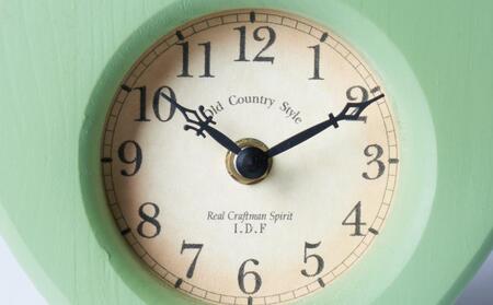 ハート置き時計 ロイヤルグリーン