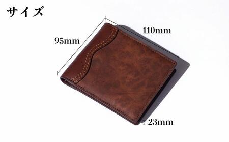 木の折り財布 楠バール