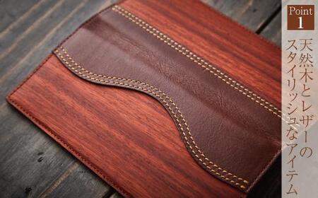 木の長財布 パドゥク