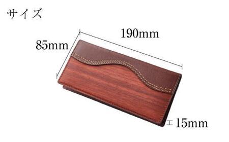 木の長財布 パドゥク